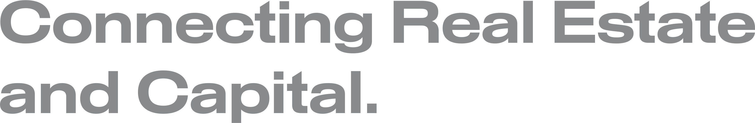 Connecting Real Estate and Capital.